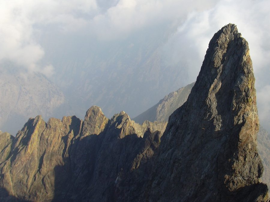 Corno Stella dans le massif du Monte Argentera des Alpes maritimes