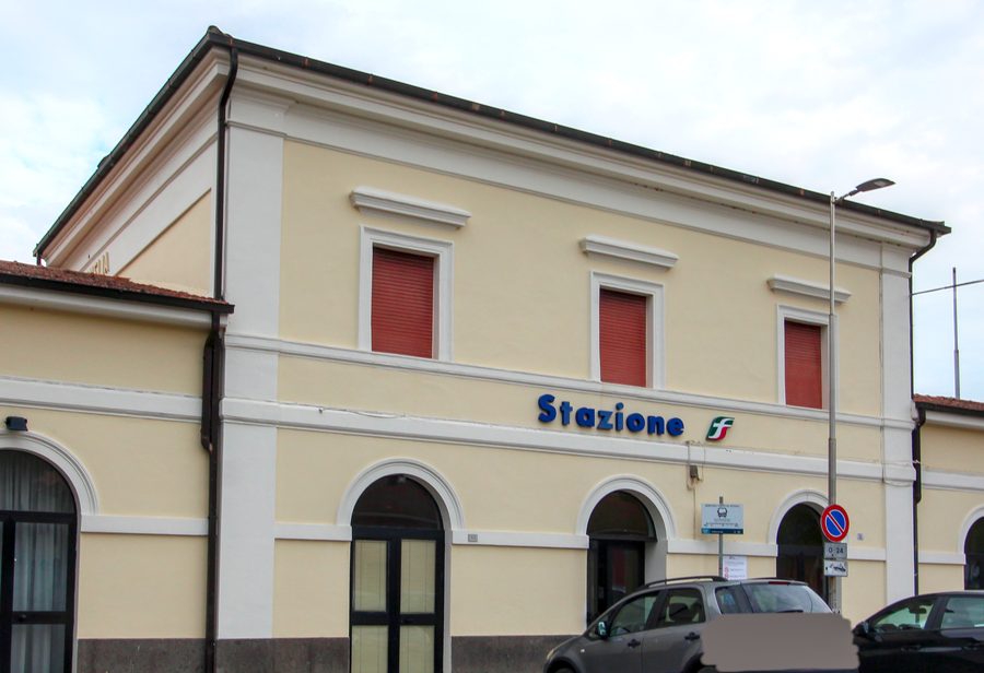 Gare de Narni-Amelia à Narni Scalo, Ombrie, Italie