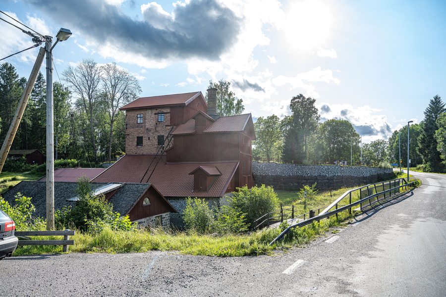 Haut fourneau de l’historique Granbergsdals hytta à Karlskoga