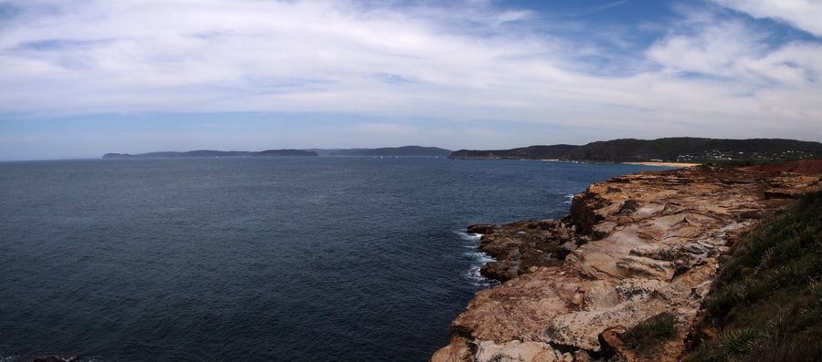 Paysage côtier le long du Bouddi Coastal Walk près de Killcare