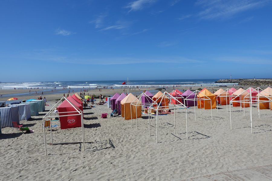 Plage de Vila Praia de Âncora, à Caminha, Portugal