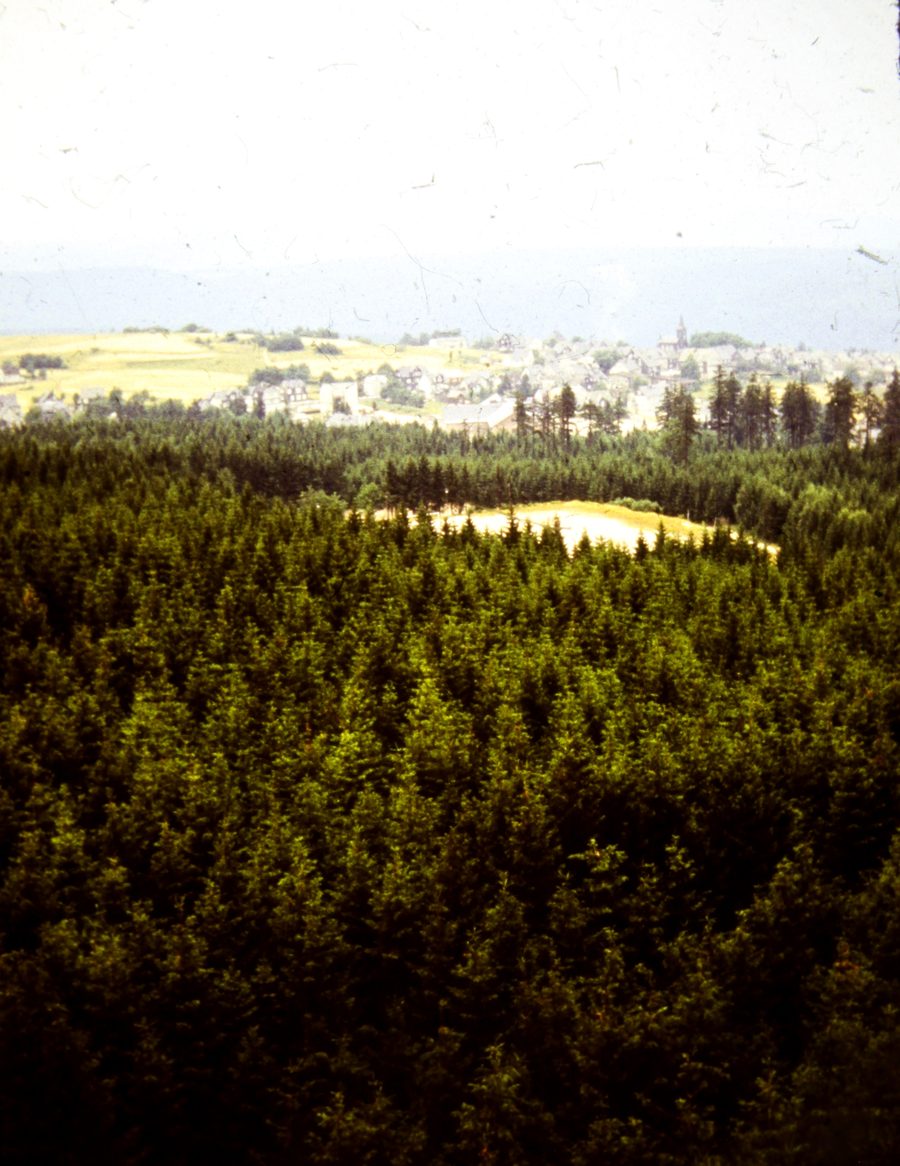 Masserberg vu depuis la Rennsteigwarte