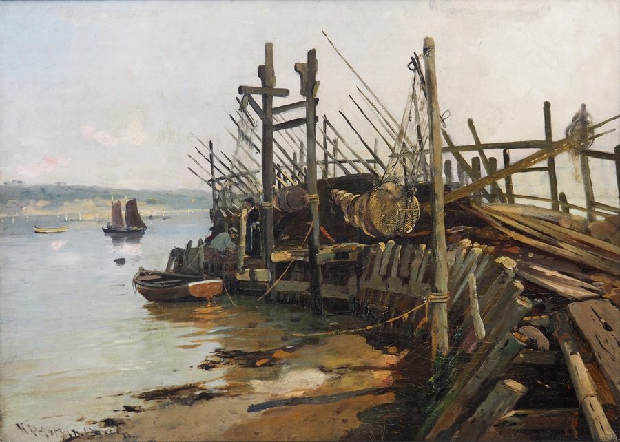 Embarcadère dans le fjord de Flensbourg