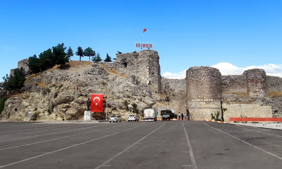 Eğirdir Castle dans la province d’Isparta, en Turquie