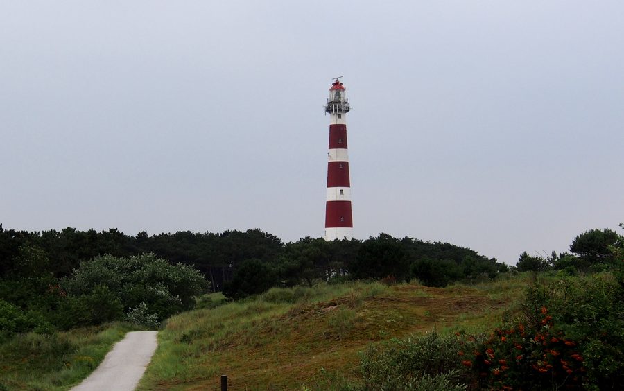 Le phare Bornrif près de Hollum sur Ameland.