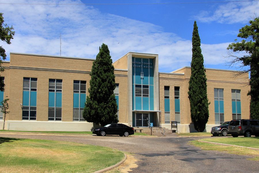 Palais de justice du comté d’Upton à Rankin, Texas