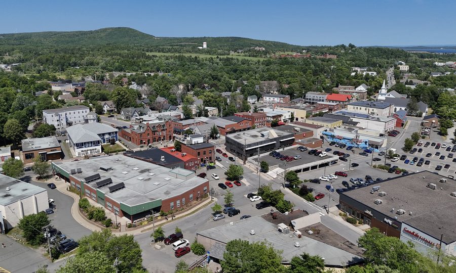 Vue d'Antigonish, Nouvelle-Écosse, Canada