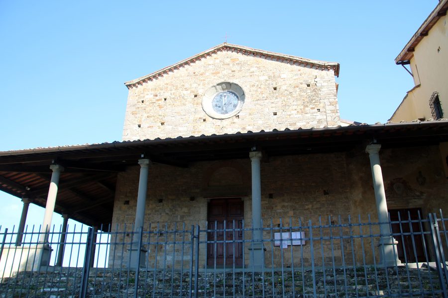 Vue extérieure de l’église de San Martino alla Palma à Scandicci