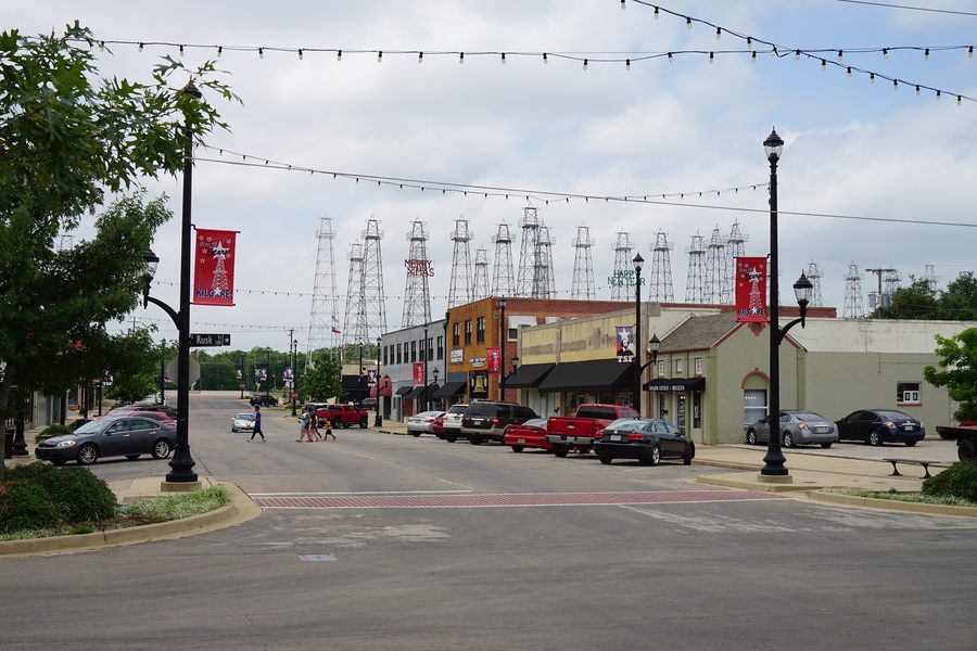 Main Street à Kilgore, Texas