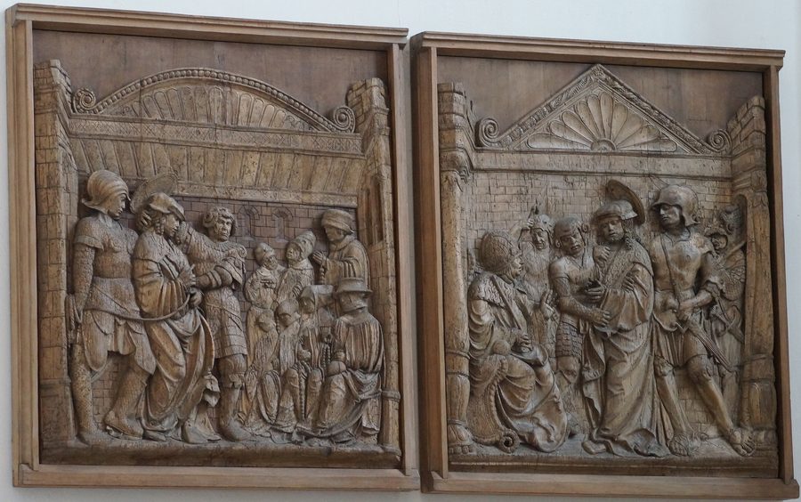 Panneaux du retable de Leinberger dans l’église Saint-Kastulus de Moosburg an der Isar