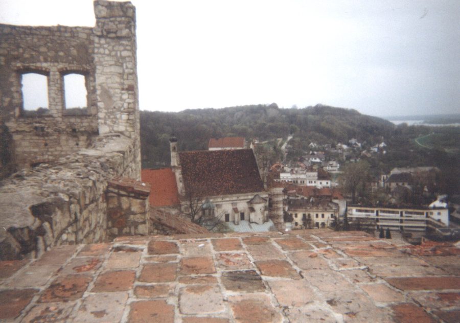 Ruines de château à Kazimierz Dolny, Pologne