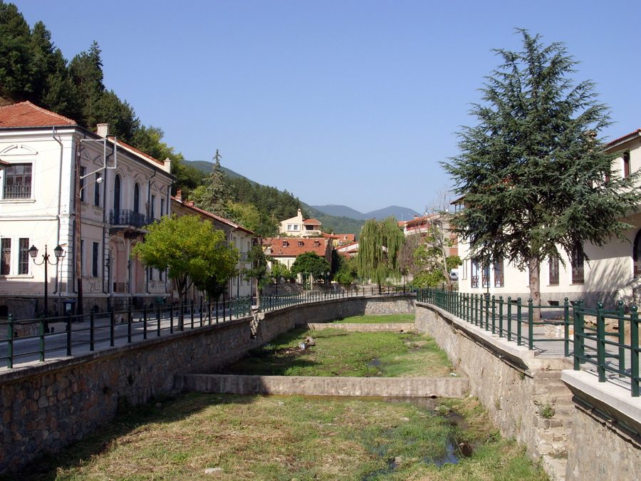 Sakoulevas dans le centre-ville de Florina, Grèce
