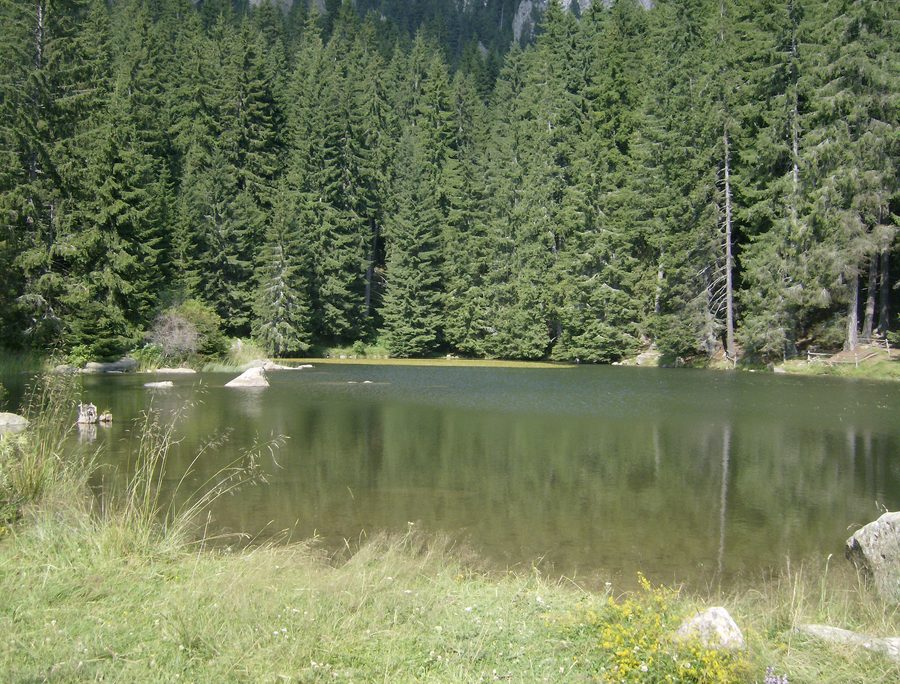 Lacs de Smolyan dans les montagnes des Rhodopes