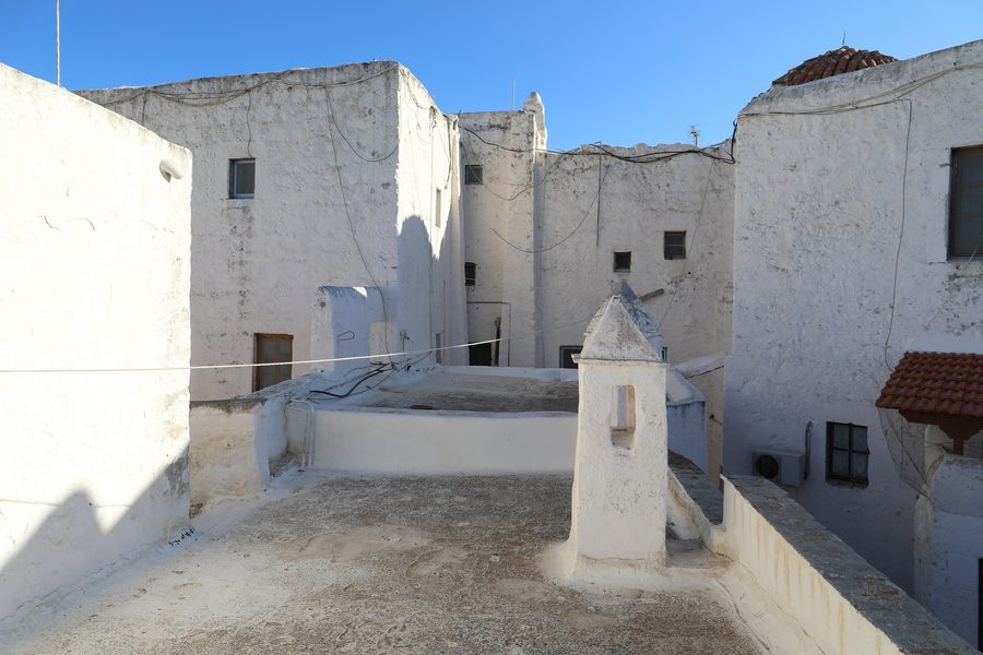 Cour supérieure du monastère de Saint Jean le Théologien à Patmos