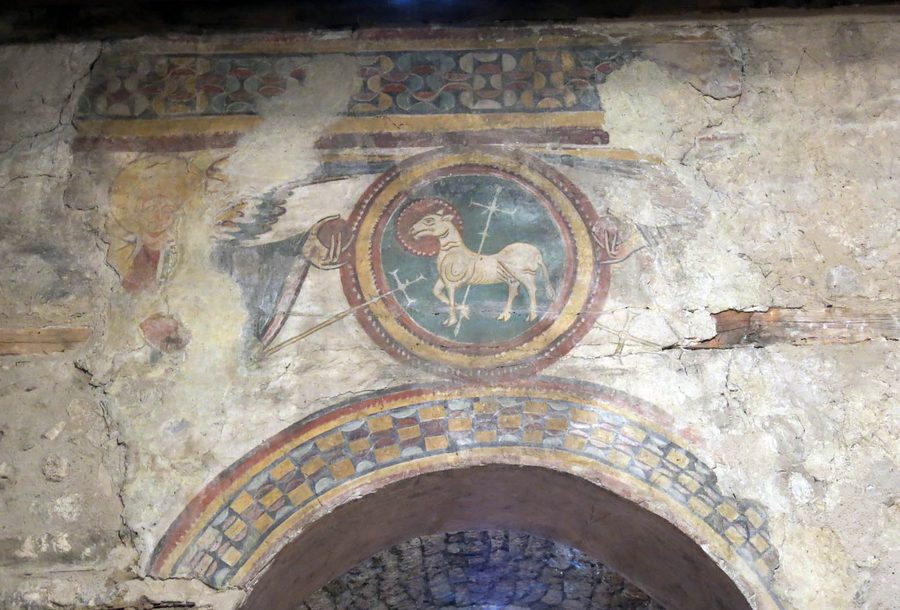 Peintures murales romanes dans l’église de Santa Coloma d’Andorre