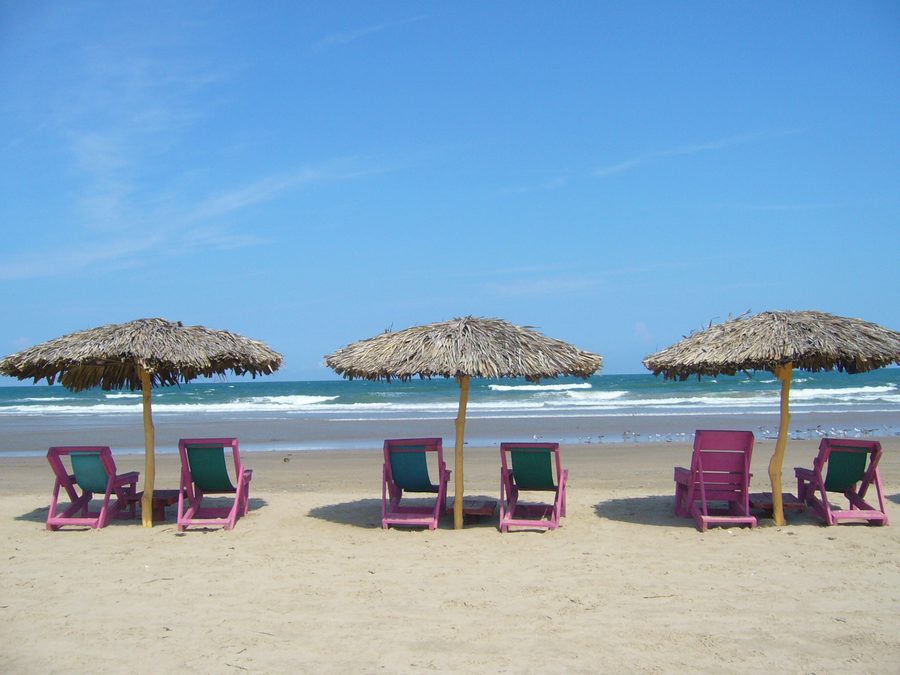 Playa Miramar en Ciudad Madero, Tamaulipas, México