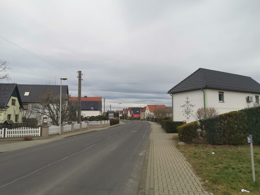 Vue de Frauwalde dans la commune de Großkmehlen