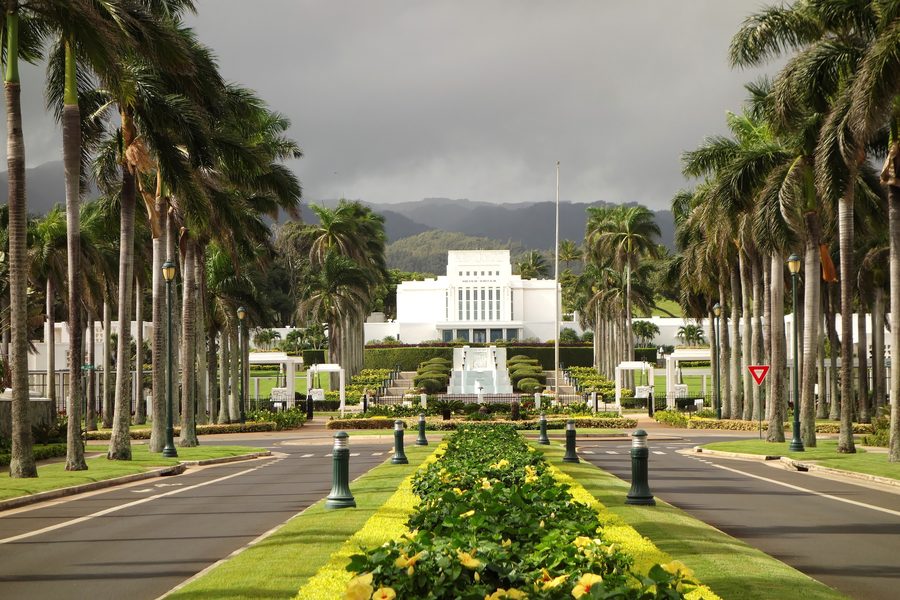 Laie Hawaii Temple à Oahu