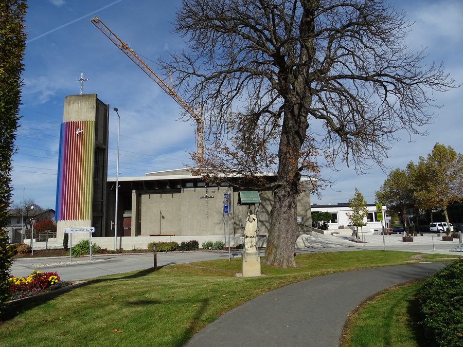 Vue extérieure de l’église paroissiale de Lieboch