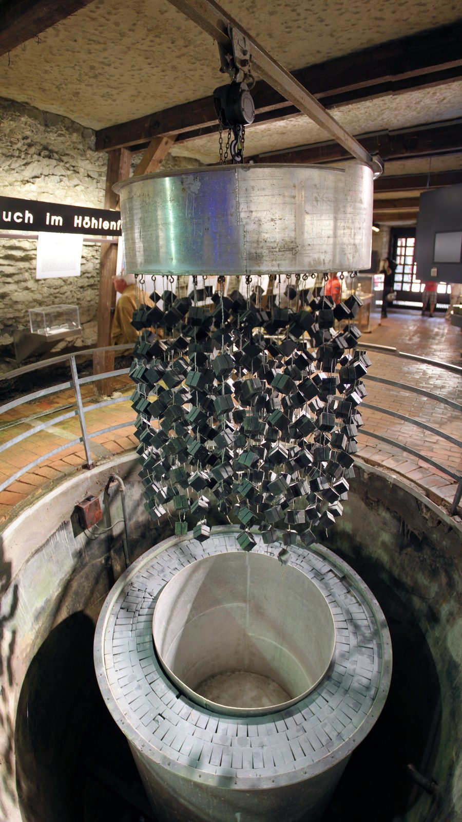 Réacteur expérimental reconstitué au musée Atomkeller de Haigerloch