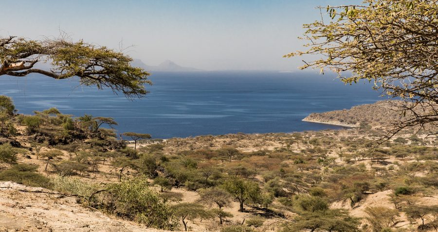 Paysage lacustre en Oromia