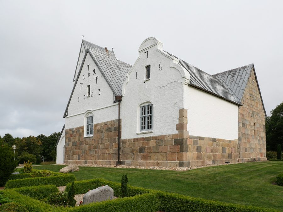 L’église d’Ulfborg vue depuis le sud-est