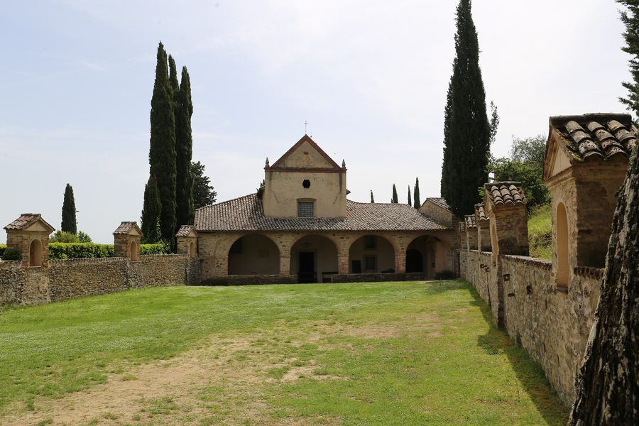 Ancien couvent franciscain de La Scarzuola près de Montegiove