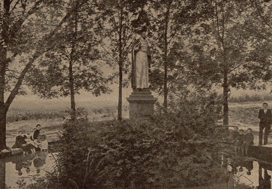Vue historique de la Cudowna sadzawka à Piekary Śląskie