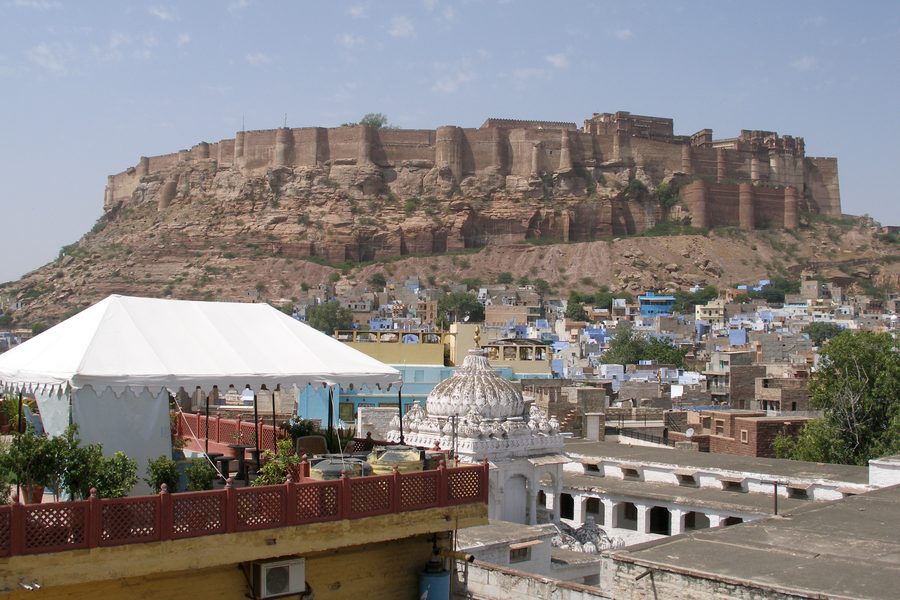 Fort de Mehrangarh au-dessus de Jodhpur