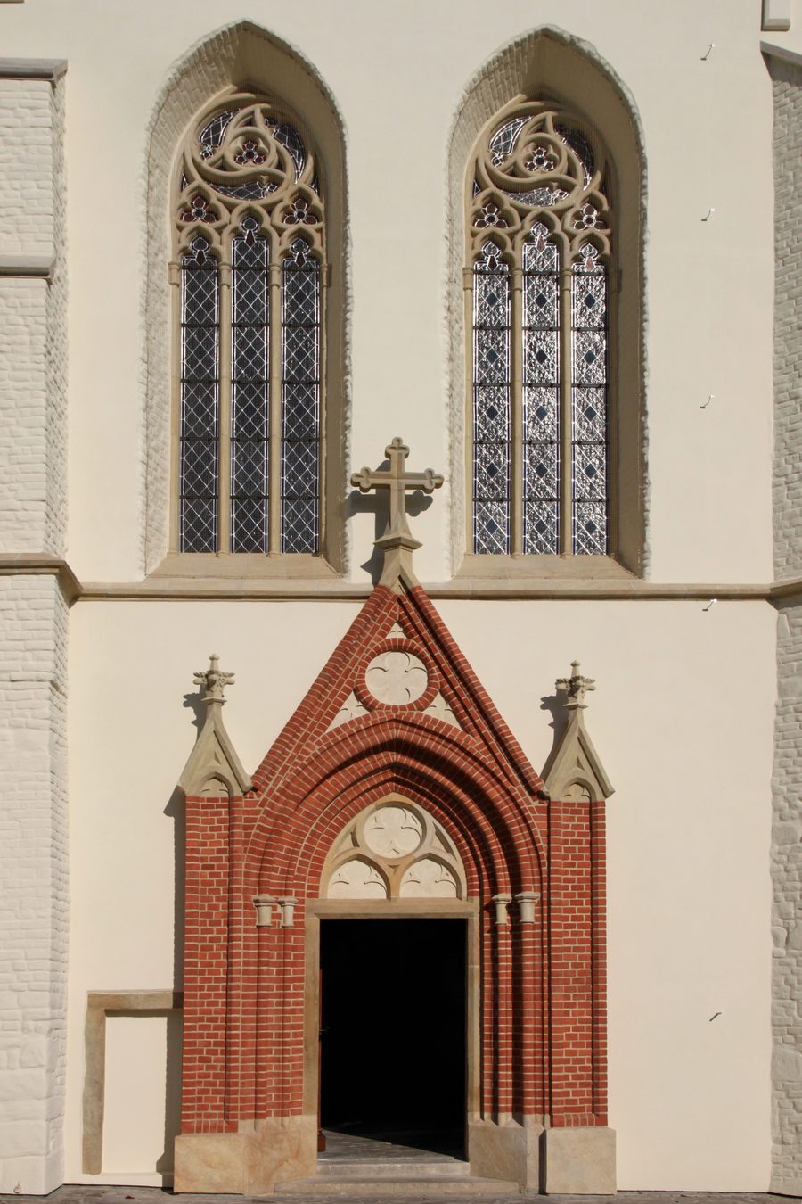 Façade de la chapelle du château de Saint-Thomas de Cantorbéry à Racibórz