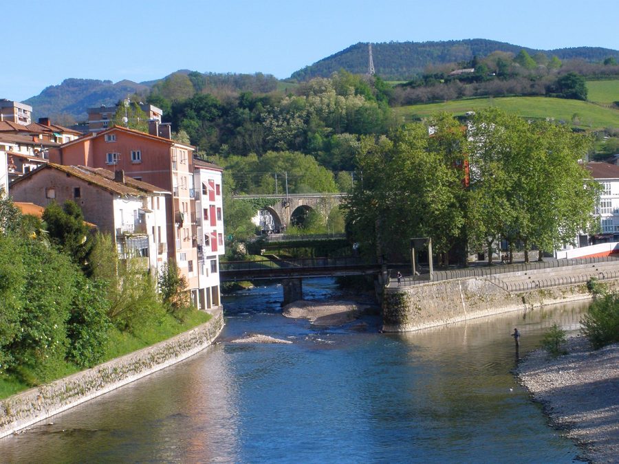 Confluence du Leitzaran et de l’Oria à Andoain