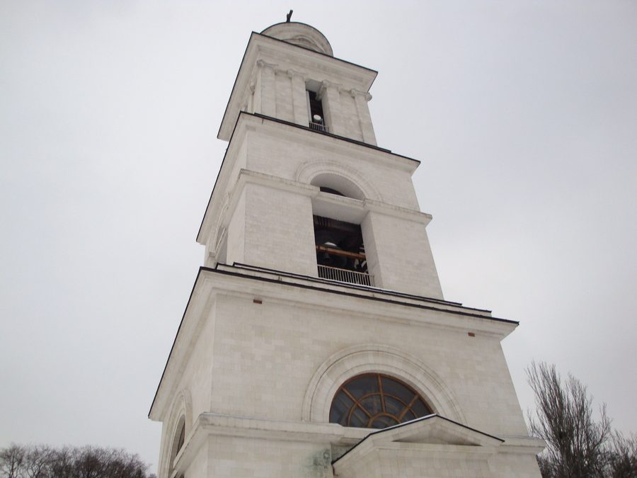 La cathédrale de Chișinău comme image de l’emplacement central en ville