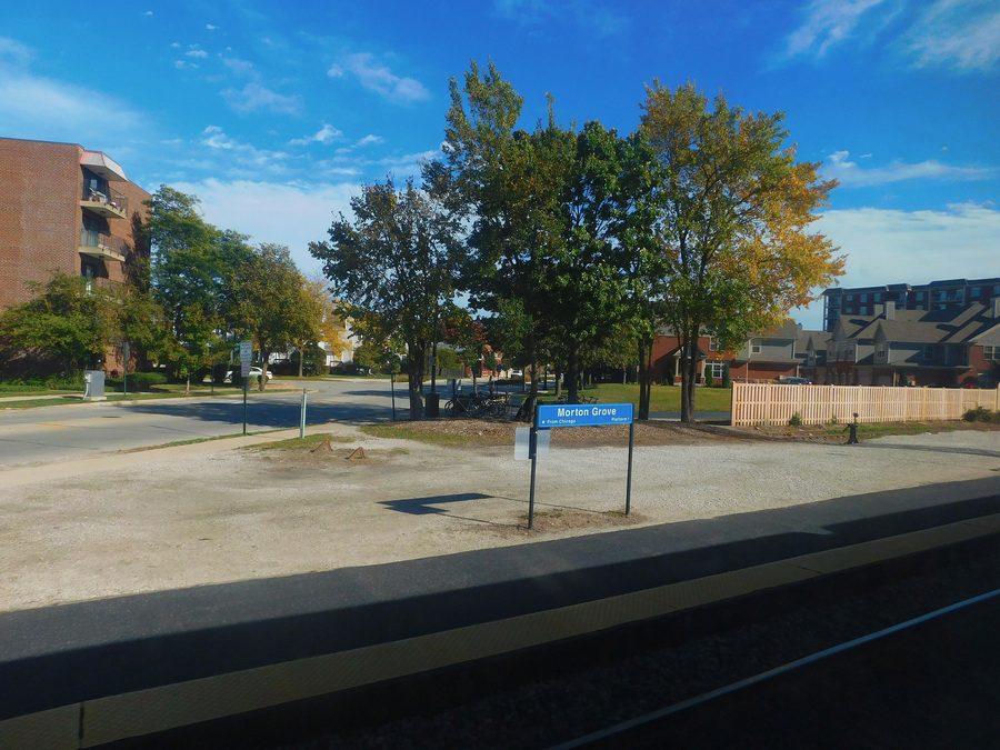 Gare de Morton Grove à Morton Grove, Illinois
