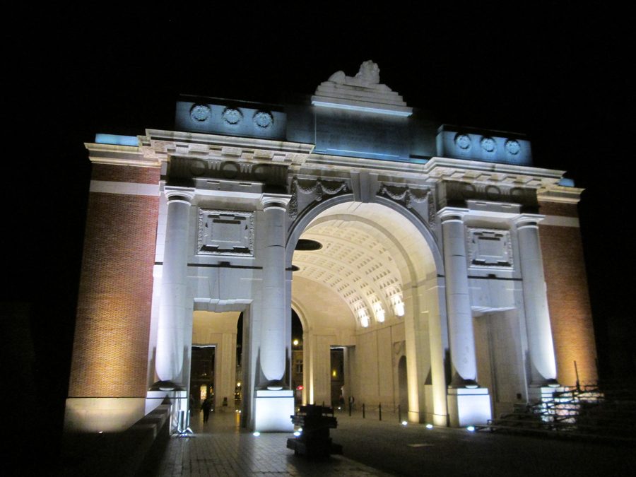 Porte de Menin à Ypres, Belgique