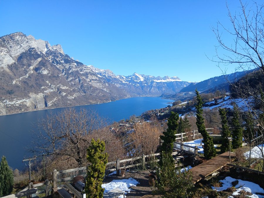 Obstalden au-dessus du lac de Walenstadt