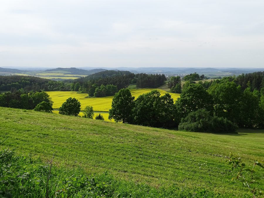 Paysage au nord de Radeč dans le district de Příbram.