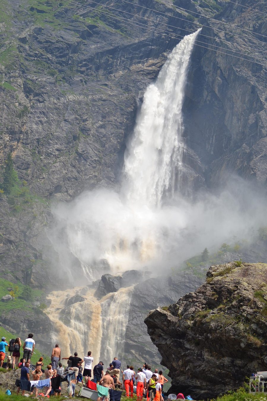 Les Cascate del Serio dans le parc régional des Orobie bergamasques