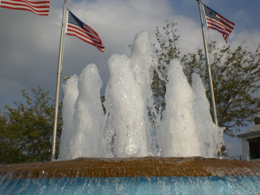 Fontaine de Riverfront à Owensboro, Kentucky