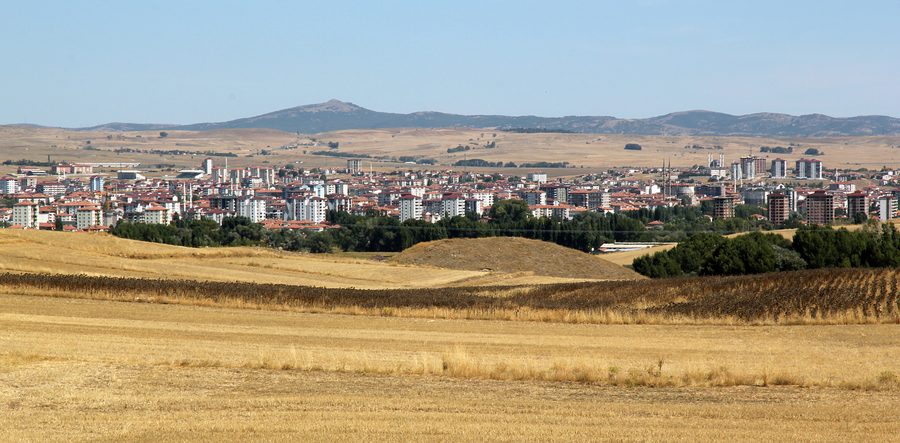 Sorgun, vue depuis l’ouest