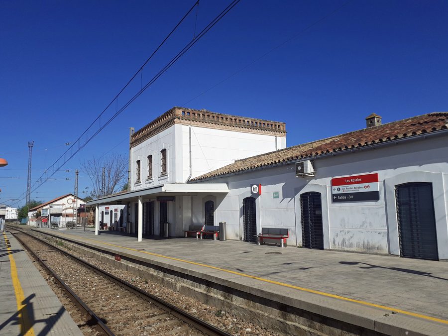 Gare de Los Rosales à Tocina, province de Séville