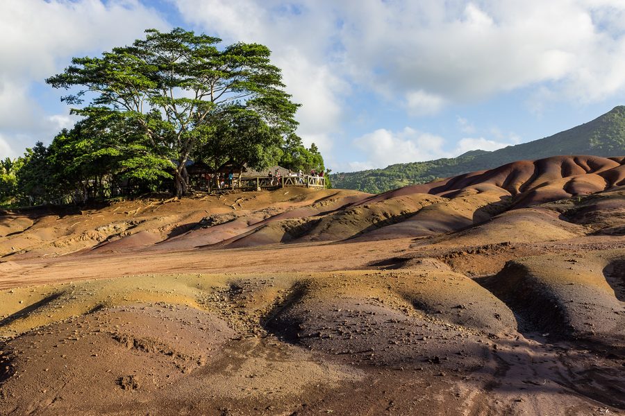 Terre des Sept Couleurs de Chamarel à Maurice