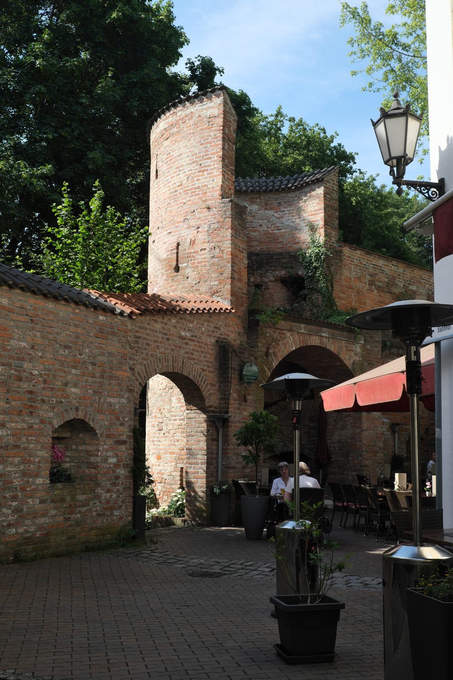 Mur d’enceinte historique à Erding