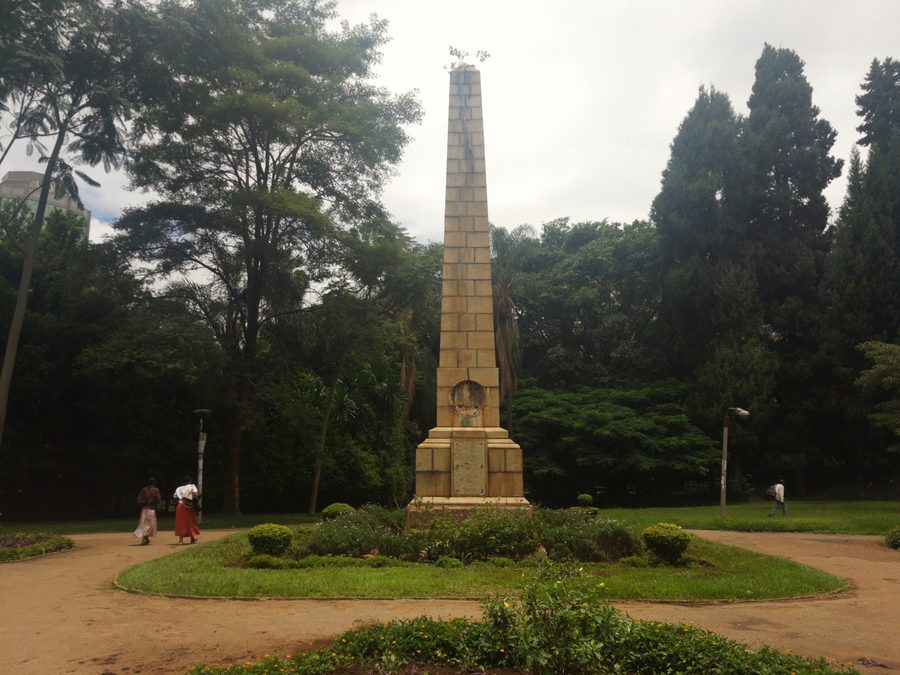 Monument à la Première Guerre mondiale dans les Harare Gardens