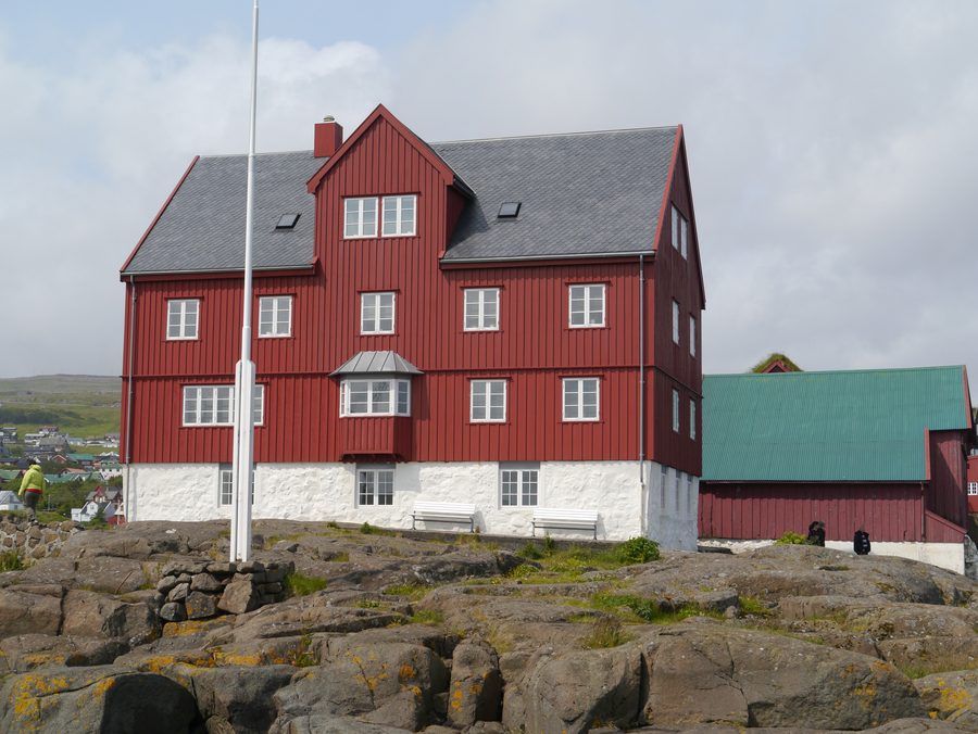 Tórshavn dans le quartier historique de Tinganes