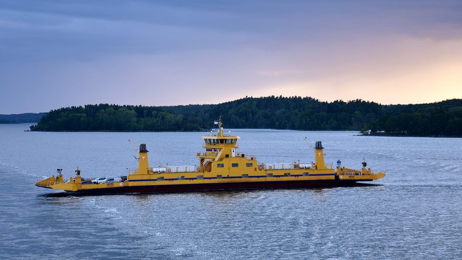 Ferry Jupiter sur la liaison entre Ljusterö et Östanå