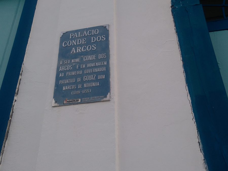 Palácio Conde dos Arcos à Cidade de Goiás
