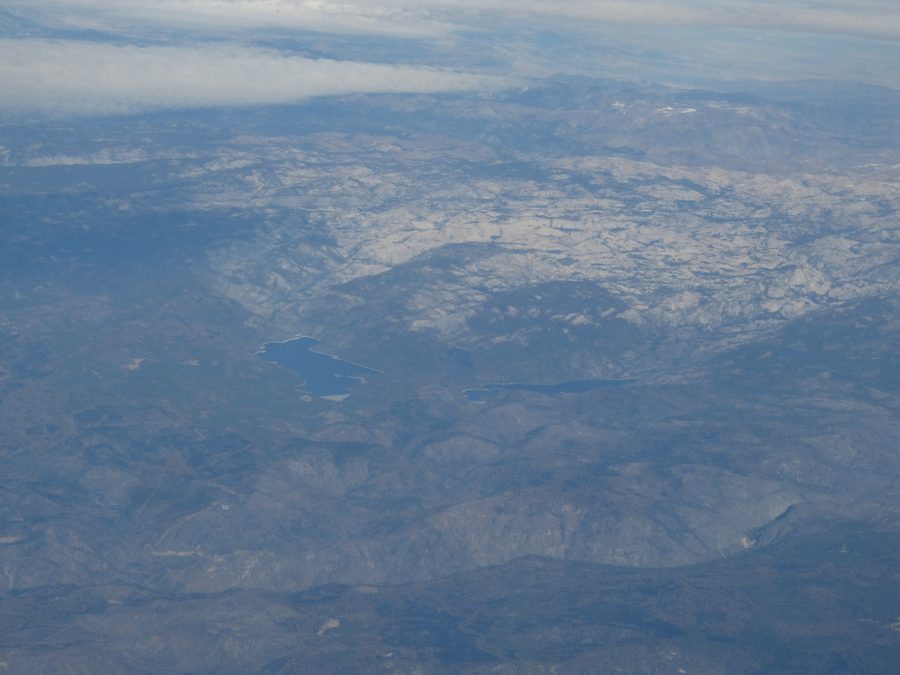 Contreforts des montagnes de la Sierra Nevada en Californie