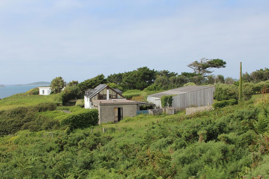 Tombe à entrée de Bant's Carn sur St Mary's, îles Scilly