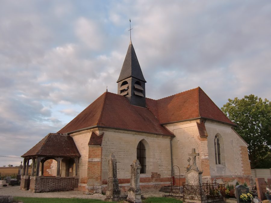 Église de Ruvigny dans l’Aube, Champagne, France