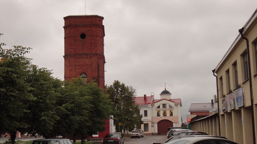 Vue de Pechory, oblast de Pskov, Russie